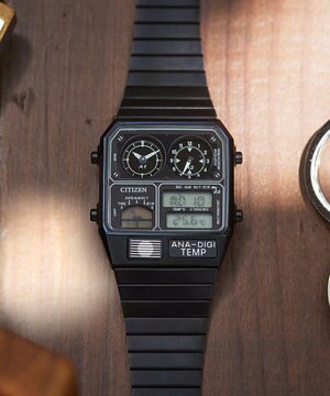  【アナデジテンプ】レトロフューチャー 特定店取扱いモデル シチズンレコードレーベル