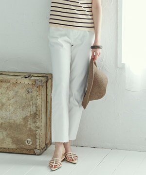  【SLOW/洗える】SLOW DENIM タイトストレート デニム