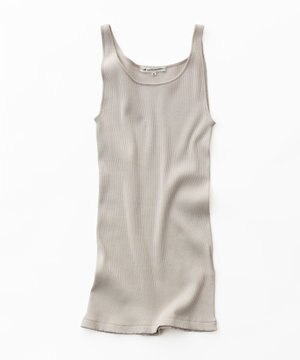  【新色追加】オーガニック コットンリブ タンクトップ
