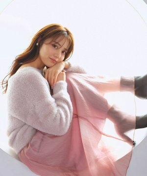  【洗える】ニット×フレアスカート セットアップ