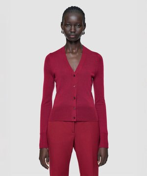  【洗える】キャッシュエアー　ニットカーディガン