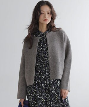 プレーティングニットアウター ジャケット