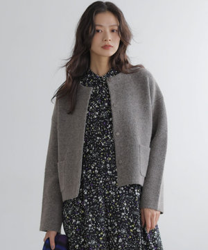 プレーティングニットアウター ジャケット