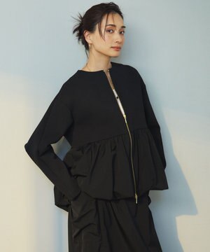  【洗える】コットンエアーバルーン ライトアウター