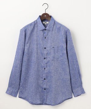  【キングサイズ・麻100％・軽い・涼しい】モイスチャーリネン シャツ