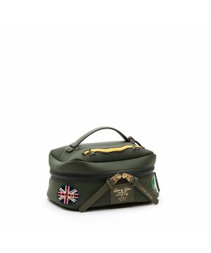  【魔法の様に軽い】マジックライト/フラッグワッペンバニティバッグM