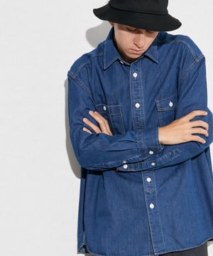  【UNISEX】デニムシャツ