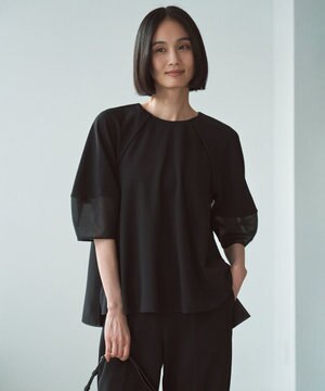  BEAUTY MOVE シアースリーブブラウス