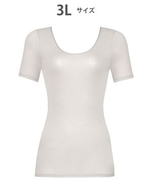  【スゴ衣】 インナー 3分袖 綿100％(身生地) オーガニックコットン(身生地) なめらかな肌ざわり 肌着 CLC222 /ワコール