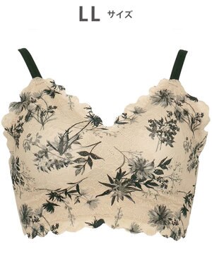  【GOCOCi ゴコチ】 ブラレット アウターにひびきにくい 肌あたりのやさしいレース ワイヤレス ブラジャー ノンワイヤーブラ レディース CGG297 /ワコール