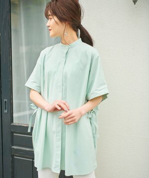 【ANSWER for ヘルシーカジュアル】ビッグスクエアブラウス