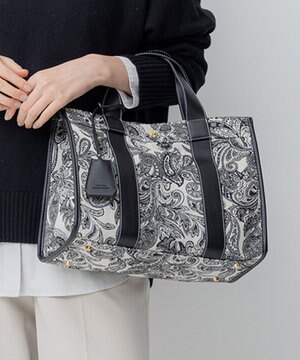  ジャカードトート バッグ