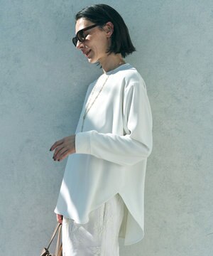  ジョーゼット ラウンドテール プルオーバー