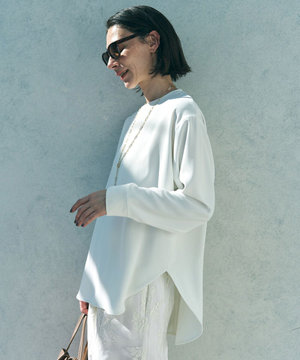 ジョーゼット ラウンドテール プルオーバー