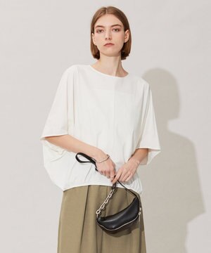  【接触冷感・UVカット・速乾・洗える】マットスキューバ ドルマンスリーブプルオーバー