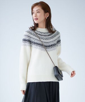 CARIAGGIウールカシミヤ ハイネック ニット / 23区 L | ファッション