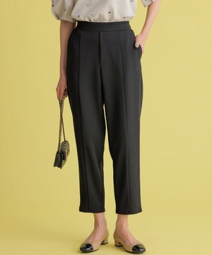  【WEB限定】ジョーゼットジャージーテーパード パンツ