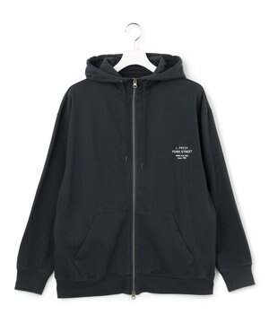  【UNISEX】ヘビー天竺ジップアップ フーディ