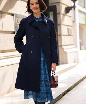 ライトビーバー トレンチライク ロングコート