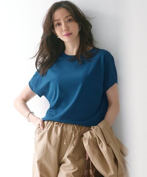 【新色追加/洗える】レーヨンポリエステルストレッチ プルオーバー ニット