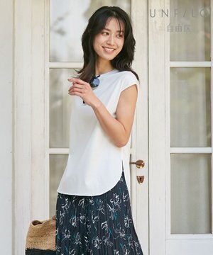 【再入荷!/撥水・汗シミ防止】カラーファンクション ノースリーブ Tシャツ