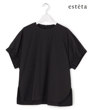  【エステータ】ブライトローン スリーブデザイン ブラウス