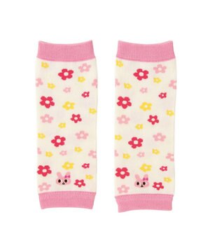  ドライブビーンズ＆お花キャビット レッグウォーマー