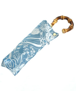 Kirie 更紗 レイクブルー 折りたたみ傘