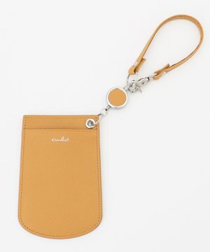  リール付きパスケース Tram Embossed トラムエンボス