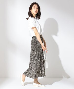 【洗える】ダブルプリーツ スカート