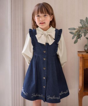  フリル ジャンパースカート