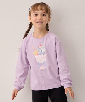  アニマルモチーフ長袖Tシャツ