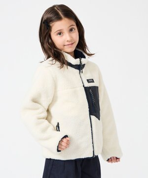 【120-150cm】TAION リバーシブルボア ダウンジャケット(UNISEX)