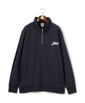  【KING SIZE】インレージャージー ロゴハーフジップスウェット