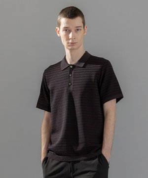 【洗える】ジオメトリックボーダー ポロニット