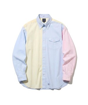  【J.PRESS ORIGINALS】【UNISEX】Crazy Pin Oxford Shirt / B.D. / Baggy-Fit