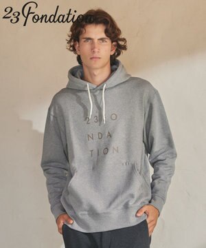 【23Fondation/MEN】アスレジャー裏毛 フーディ