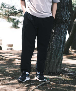 【撥水・UVカット・ストレッチ・軽量 】ナイロンカーゴパンツ(Lサイズ)