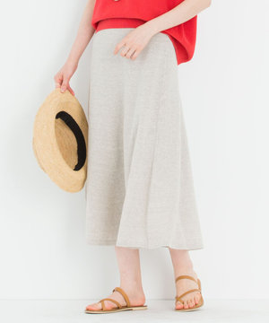 【洗える】フレンチフラックス スカート