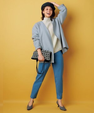 【吸湿・発熱】ストレッチ暖 パンツ