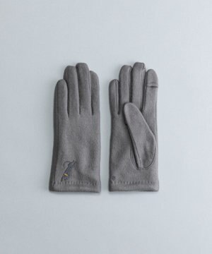  おひるねねこ刺繍ジャージグローブ(WOMEN)【タッチパネル対応】