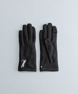  おひるねねこ刺繍ジャージグローブ(WOMEN)【タッチパネル対応】