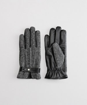  Harris Tweedグローブ(MEN)【日本製・タッチパネル対応】