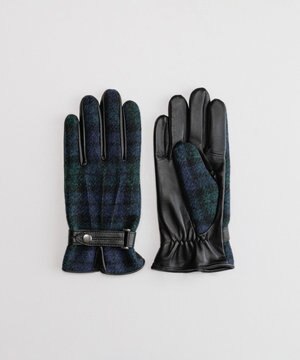  Harris Tweedグローブ(MEN)【日本製・タッチパネル対応】