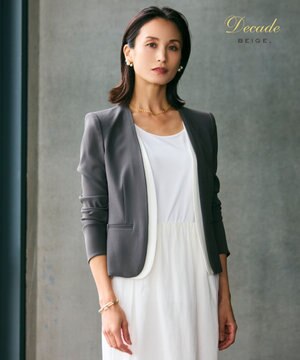  【洗える・VERY NaVY 11月号掲載】CINDY / ダブルカラージャケット