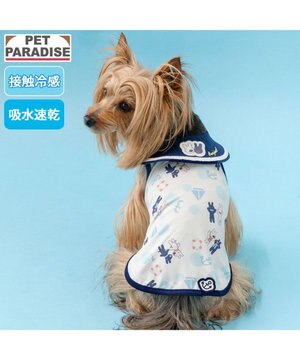  リサとガスパール 接触冷感 タンクトップ 《マリン柄》 小型犬