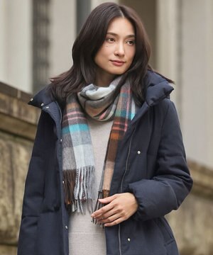 カシミヤチェック マフラー