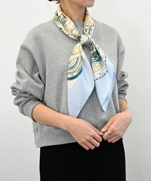 ＜春の新色！＞【Marcaオリジナル】12宮   大判 シルクツイル スカーフ