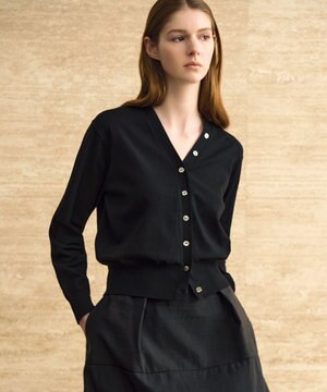  【R(アール)】アイスニット Vネック カーディガン