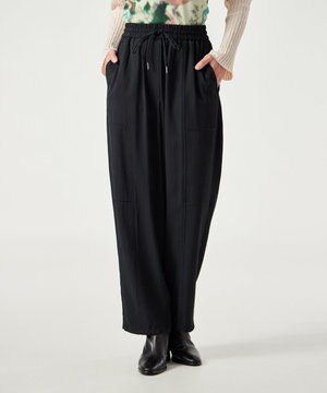  レーヨン ワイドパンツ
